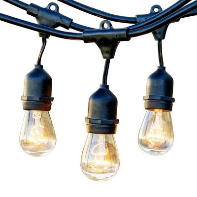 چراغ های رشته ای لامپ LED در فضای باز S14 ، چراغ های رشته ای LED درجه تجاری