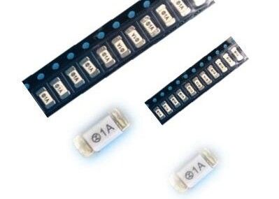 CQ24LF 001 6.1x2.6mm عملکرد سریع سطح فیوز 2410 350V 1A با ظرفیت قطع 100A آبکاری نقره
